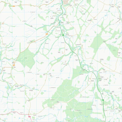 UK Topographic Maps Scottish Borders (NT61) digital map