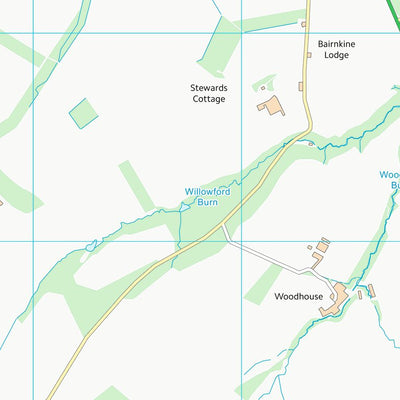 UK Topographic Maps Scottish Borders (NT61) digital map