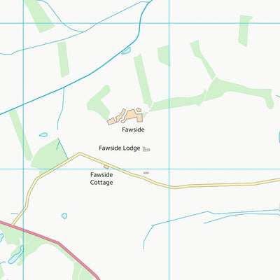 UK Topographic Maps Scottish Borders (NT64) digital map