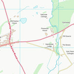 UK Topographic Maps Scottish Borders (NT64) digital map