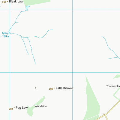 UK Topographic Maps Scottish Borders (NT71) digital map