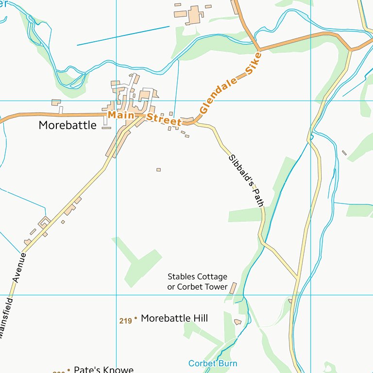 Scottish Borders (NT72) Map by UK Topographic Maps | Avenza Maps