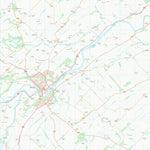 UK Topographic Maps Scottish Borders (NT73) digital map