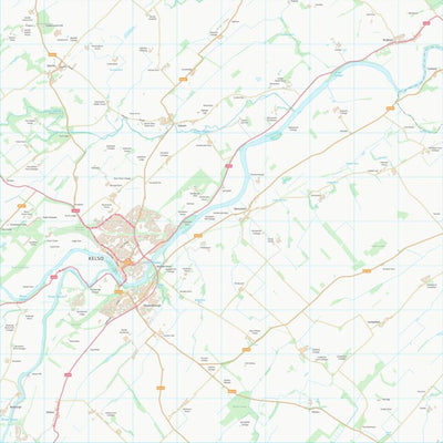 UK Topographic Maps Scottish Borders (NT73) digital map