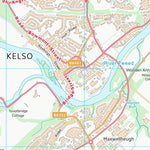 UK Topographic Maps Scottish Borders (NT73) digital map