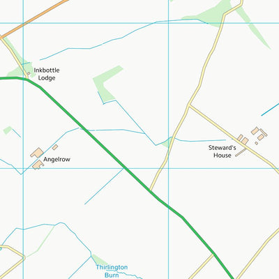 UK Topographic Maps Scottish Borders (NT74) digital map
