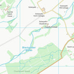 UK Topographic Maps Scottish Borders (NT74) digital map
