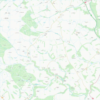 UK Topographic Maps Scottish Borders (NT76) digital map