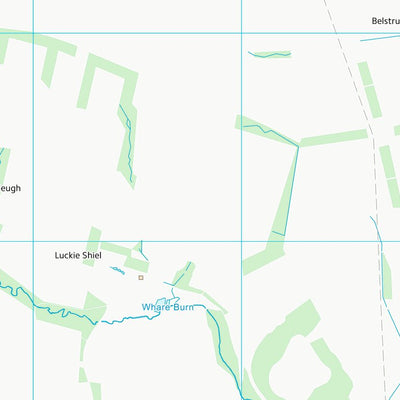 UK Topographic Maps Scottish Borders (NT76) digital map