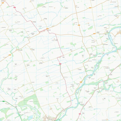 UK Topographic Maps Scottish Borders (NT84) digital map