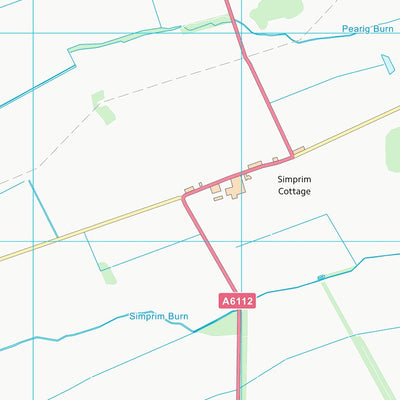UK Topographic Maps Scottish Borders (NT84) digital map