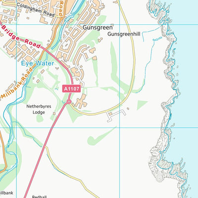 UK Topographic Maps Scottish Borders (NT96) digital map