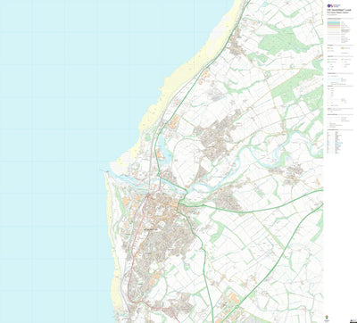 UK Topographic Maps Seaton Ward 1 (1:10,000) digital map