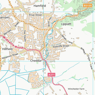 UK Topographic Maps Sedgemoor District (ST45) digital map