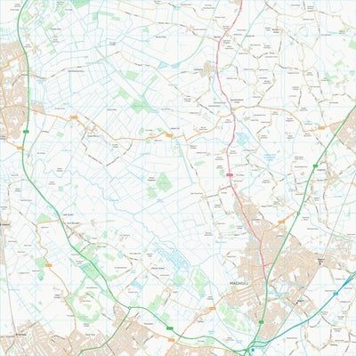 UK Topographic Maps Sefton District (B) (SD30) digital map
