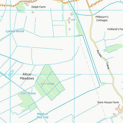 UK Topographic Maps Sefton District (B) (SD30) digital map