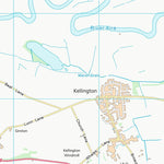 UK Topographic Maps Selby District (SE52) digital map