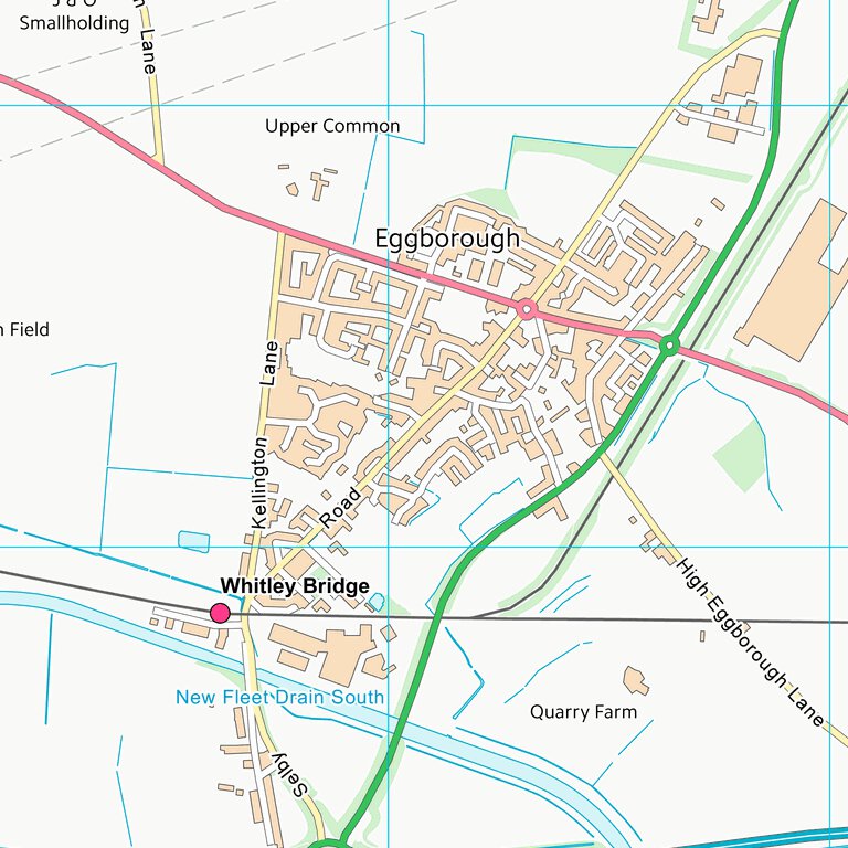 Selby District (SE52) Map by UK Topographic Maps | Avenza Maps