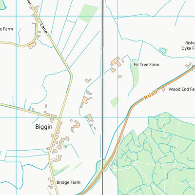 UK Topographic Maps Selby District (SE53) digital map