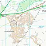 UK Topographic Maps Selby District (SE54) digital map