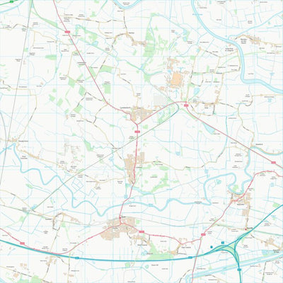 UK Topographic Maps Selby District (SE62) digital map
