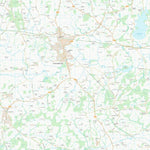 UK Topographic Maps Sevenoaks District (TQ44) digital map