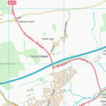 UK Topographic Maps Sevenoaks District (TQ45) digital map