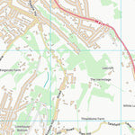 UK Topographic Maps Sevenoaks District (TQ45) digital map