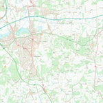UK Topographic Maps Sevenoaks District (TQ55) digital map