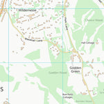 UK Topographic Maps Sevenoaks District (TQ55) digital map
