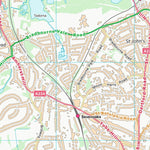 UK Topographic Maps Sevenoaks District (TQ55) digital map