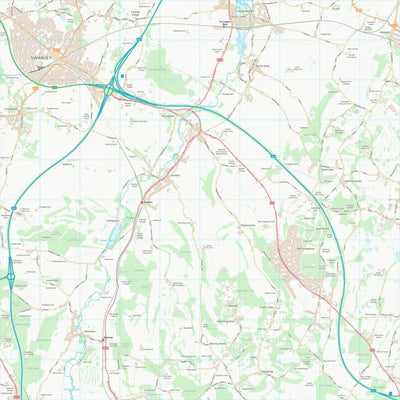 UK Topographic Maps Sevenoaks District (TQ56) digital map