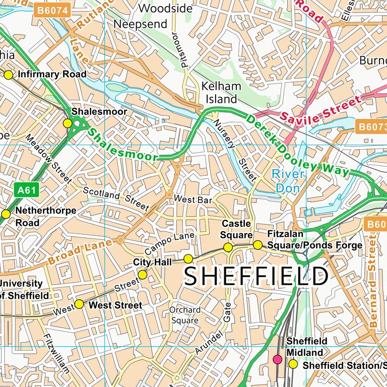 Sheffield Disability Map.pdf Sheffield District (B) (SK38) Map by UK Topographic Maps | Avenza Maps