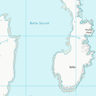 UK Topographic Maps Shetland Islands (HP60) digital map