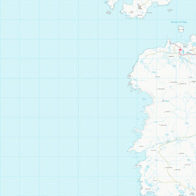 UK Topographic Maps Shetland Islands (HU15) digital map