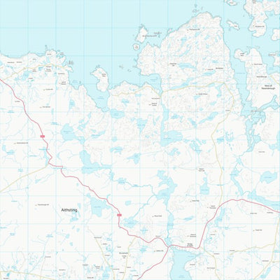 UK Topographic Maps Shetland Islands (HU25) digital map