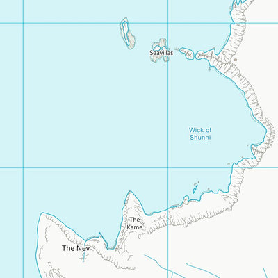 UK Topographic Maps Shetland Islands (HU31) digital map