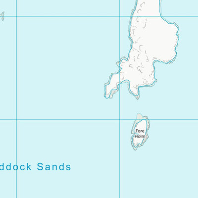 UK Topographic Maps Shetland Islands (HU34) digital map