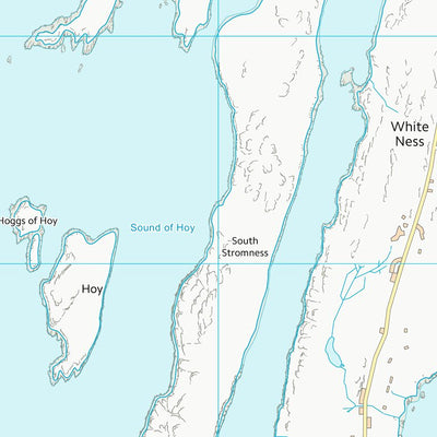 UK Topographic Maps Shetland Islands (HU34) digital map