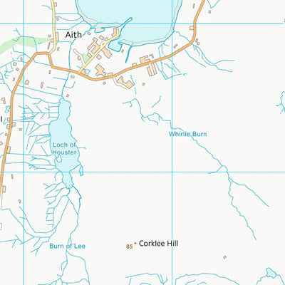 UK Topographic Maps Shetland Islands (HU35) digital map