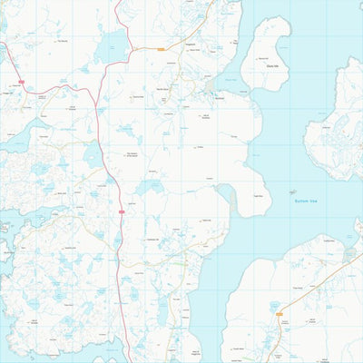UK Topographic Maps Shetland Islands (HU37) digital map