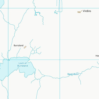 UK Topographic Maps Shetland Islands (HU37) digital map