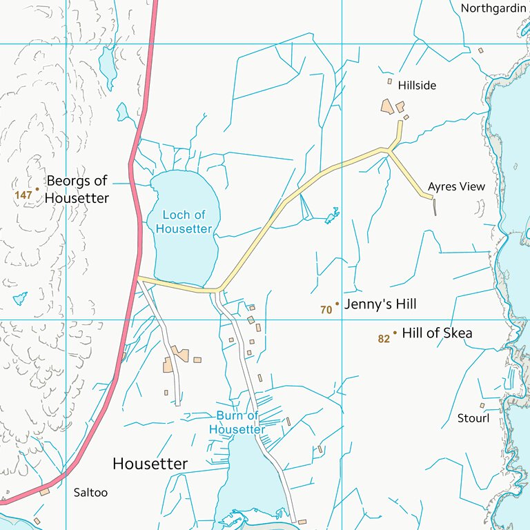 Shetland Islands (HU38) Map by UK Topographic Maps | Avenza Maps