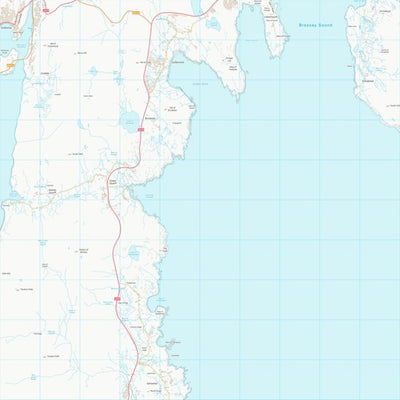 UK Topographic Maps Shetland Islands (HU43) digital map
