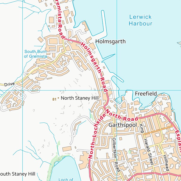 Shetland Islands (HU44) Map by UK Topographic Maps | Avenza Maps