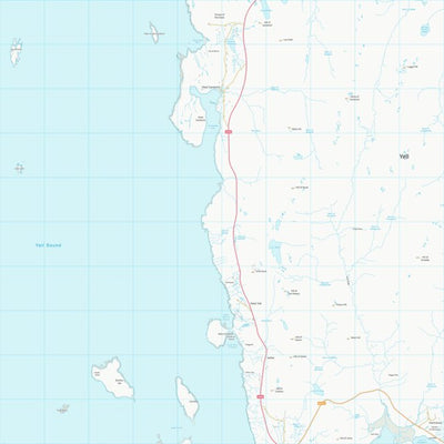 UK Topographic Maps Shetland Islands (HU48) digital map