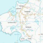 UK Topographic Maps Shetland Islands (HU56) digital map