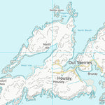 UK Topographic Maps Shetland Islands (HU67) digital map