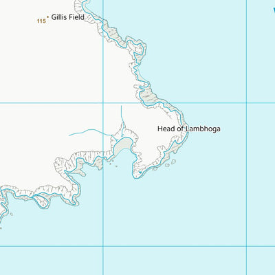 UK Topographic Maps Shetland Islands (HU68) digital map