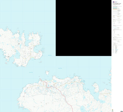 UK Topographic Maps Shetland West Ward 8 (1:10,000) digital map